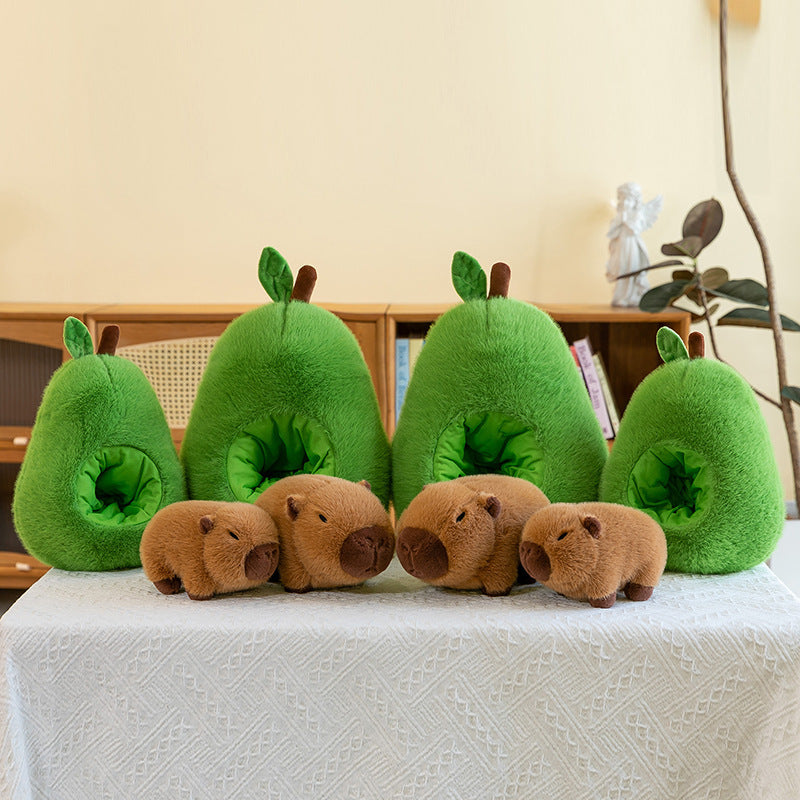 Capybara Avocado Nest Support Stuffy