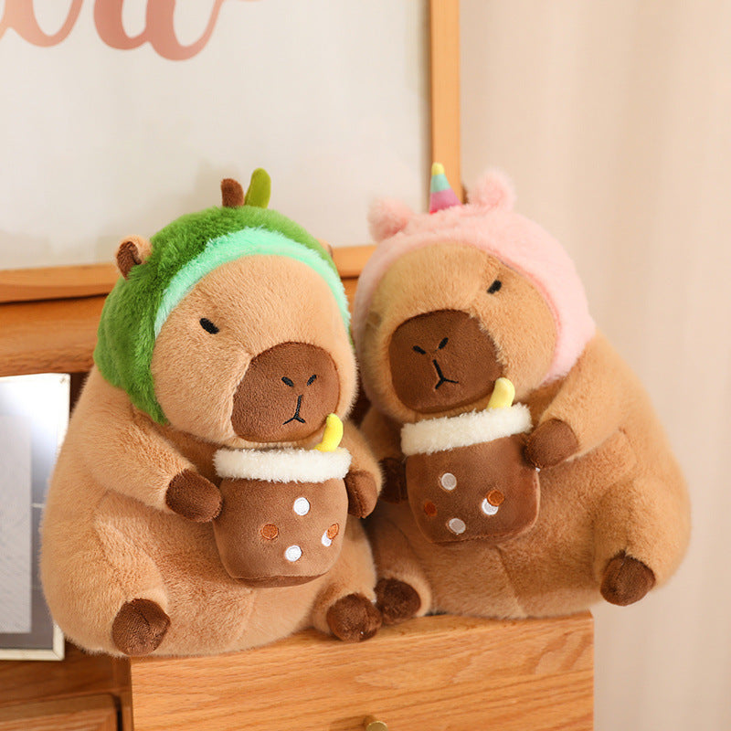 Capy Coffee Time Cute Hat Variations