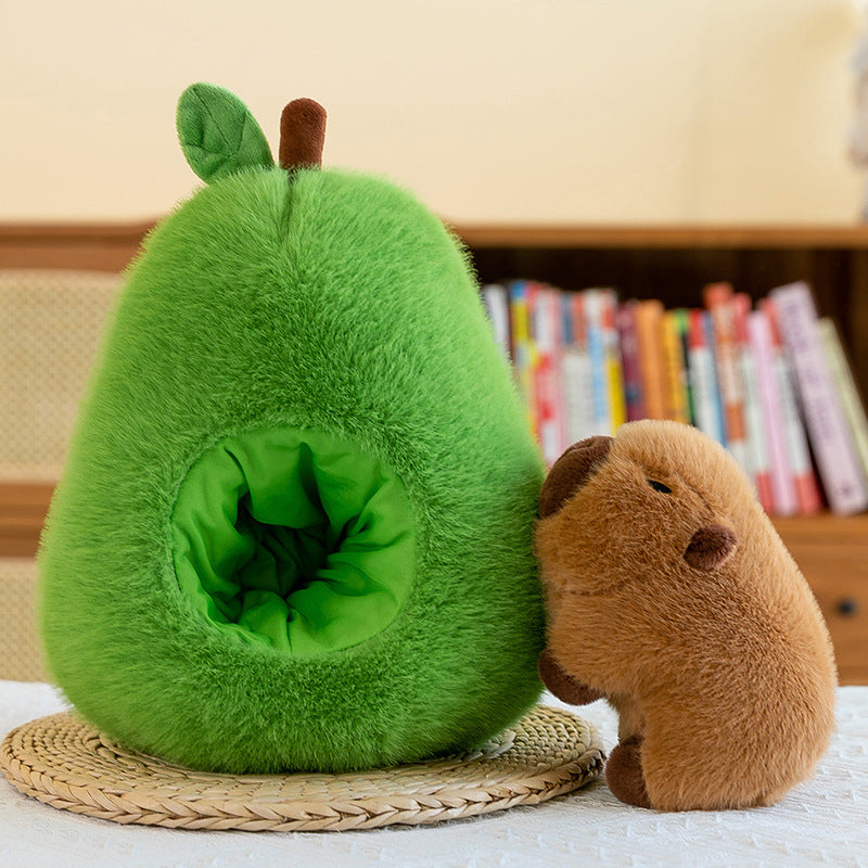 Capybara Avocado Nest Support Stuffy
