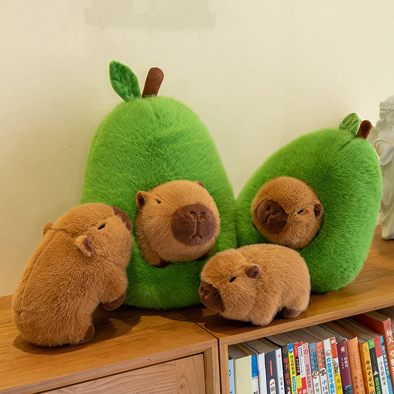 Capybara Avocado Nest Support Stuffy