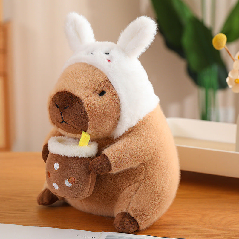 Capy Coffee Time Cute Hat Variations