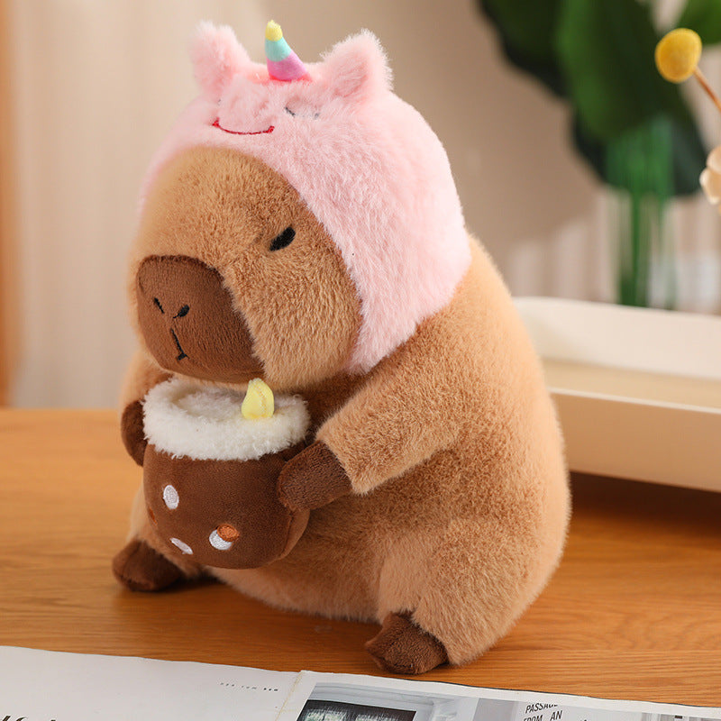 Capy Coffee Time Cute Hat Variations